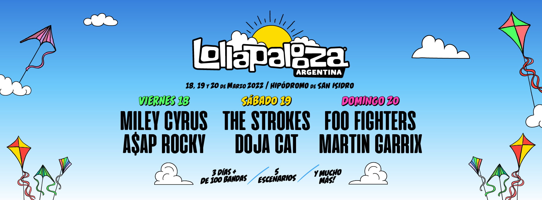 Lollapalooza Argentina headliners