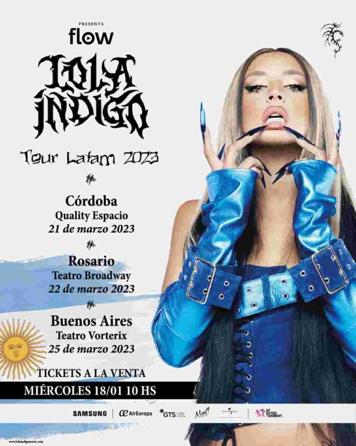 Lola Indigo Gira Argentina 2023